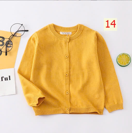 24HA410.12 - CARDIGAN CHO BÉ