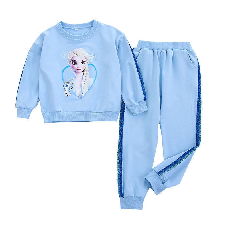 24HA410.08 - BỘ NỈ ELSA BÉ GÁI