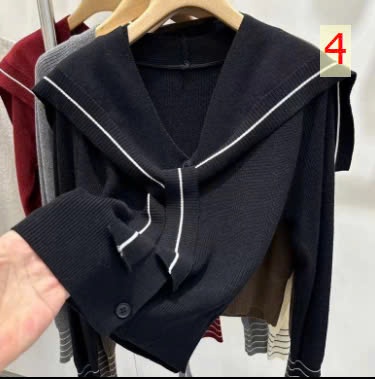 24HA410.20 - ÁO LEN NỮ THẮT DÂY