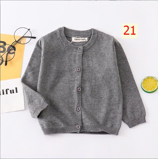 24HA410.12 - CARDIGAN CHO BÉ