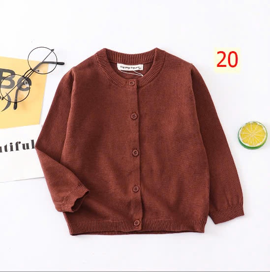 24HA410.12 - CARDIGAN CHO BÉ