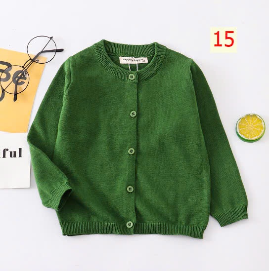 24HA410.12 - CARDIGAN CHO BÉ