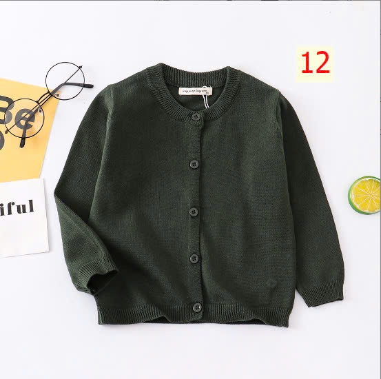 24HA410.12 - CARDIGAN CHO BÉ