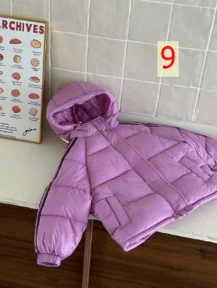 24HA410.06- ÁO KHOÁC PHAO DÀY ẤM PHONG CÁCH HQ CHO BÉ