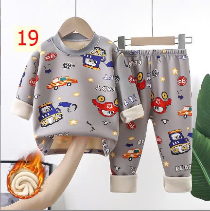 24HA610.01 - BỘ NỈ LÓT LÔNG CHO BÉ