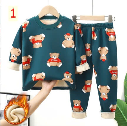 24HA610.01 - BỘ NỈ LÓT LÔNG CHO BÉ