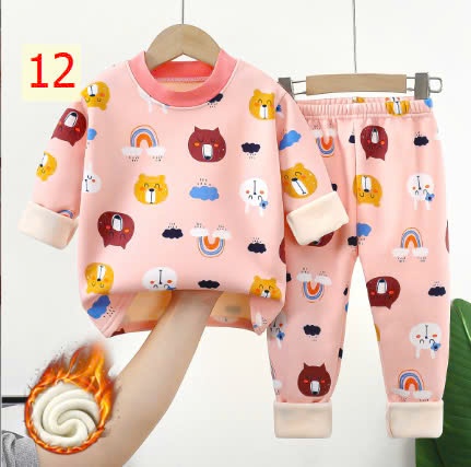 24HA610.01 - BỘ NỈ LÓT LÔNG CHO BÉ
