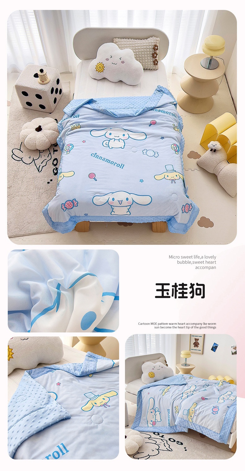 24HA610.29 -CHĂN HOẠT HÌNH MICKEY SANRIO CHO BÉ