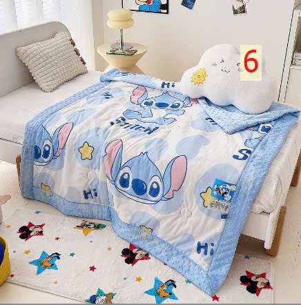 24HA610.29 -CHĂN HOẠT HÌNH MICKEY SANRIO CHO BÉ