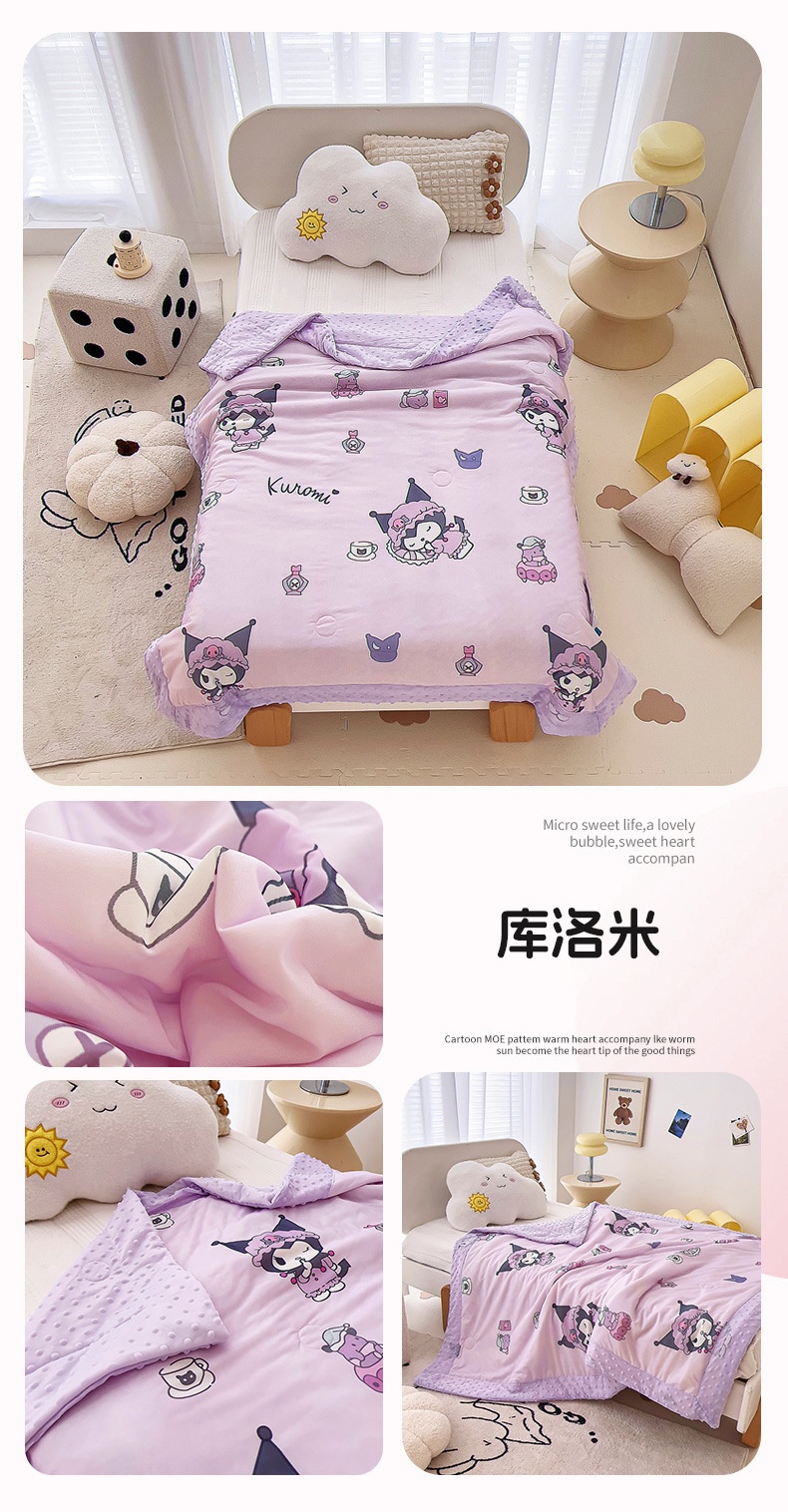 24HA610.29 -CHĂN HOẠT HÌNH MICKEY SANRIO CHO BÉ