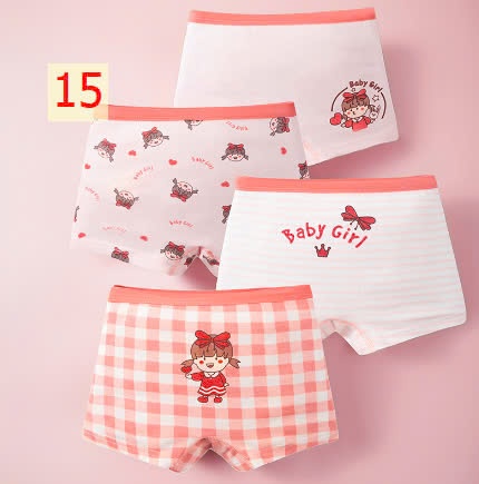 24HA1110.24 - SET 4 QUẦN CHÍP ĐÙI BÉ GÁI