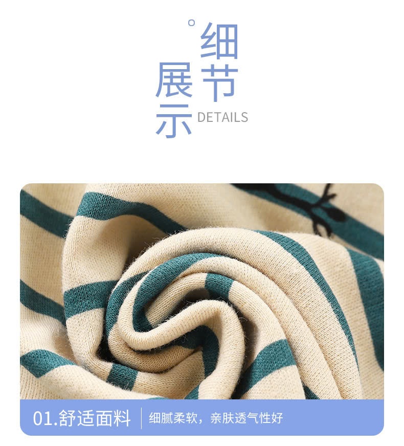 24HA1110.30 - BỘ COTTON MẶC NHÀ SIZE ĐẠI CHO BÉ