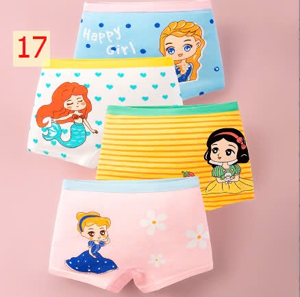 24HA1110.24 - SET 4 QUẦN CHÍP ĐÙI BÉ GÁI
