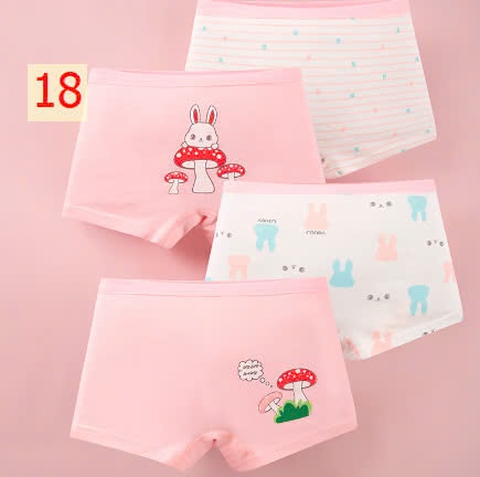 24HA1110.24 - SET 4 QUẦN CHÍP ĐÙI BÉ GÁI