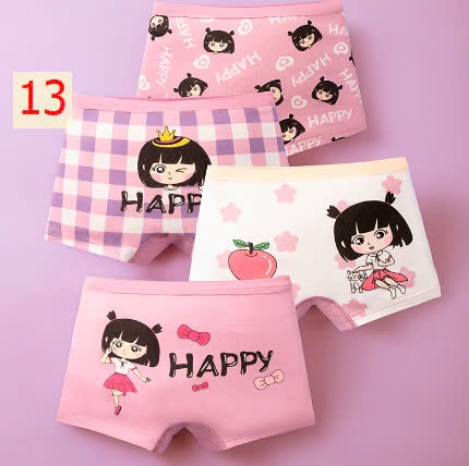 24HA1110.24 - SET 4 QUẦN CHÍP ĐÙI BÉ GÁI