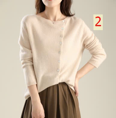 24HA1210.15 - ÁO LEN CÚC LỆCH