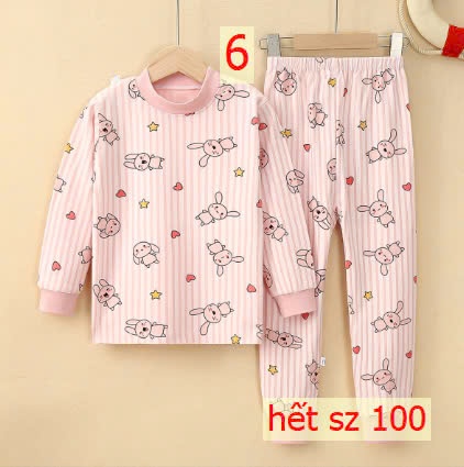 24HA1110.30 - BỘ COTTON MẶC NHÀ SIZE ĐẠI CHO BÉ