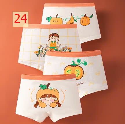 24HA1110.24 - SET 4 QUẦN CHÍP ĐÙI BÉ GÁI