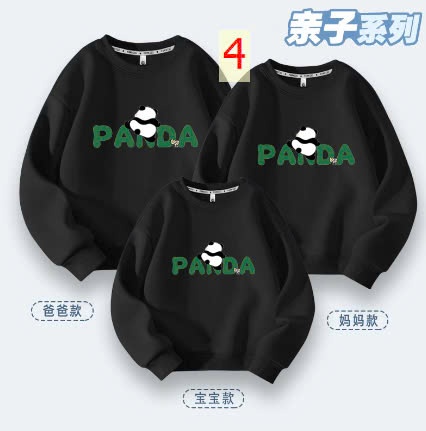 24HA1210.06 - ÁO NỈ PANDA GIA ĐÌNH