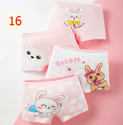 24HA1110.24 - SET 4 QUẦN CHÍP ĐÙI BÉ GÁI