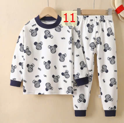 24HA1110.30 - BỘ COTTON MẶC NHÀ SIZE ĐẠI CHO BÉ
