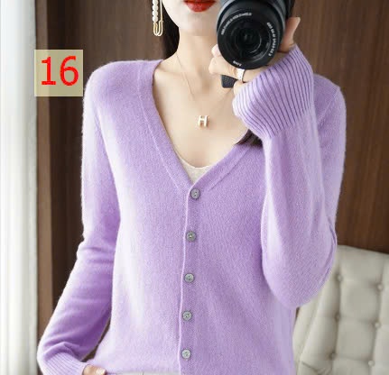 24HA1110.01 - ÁO CARDIGAN TRƠN NỮ