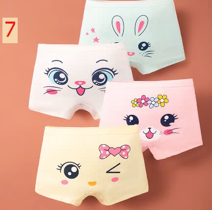 24HA1110.24 - SET 4 QUẦN CHÍP ĐÙI BÉ GÁI