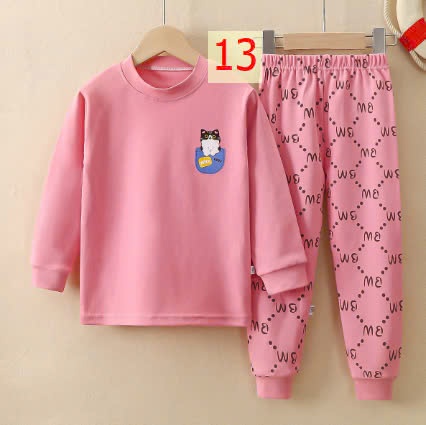 24HA1110.30 - BỘ COTTON MẶC NHÀ SIZE ĐẠI CHO BÉ