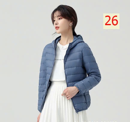 24HA1210.17A - ÁO PHAO NỮ CÓ MŨ SIÊU NHẸ