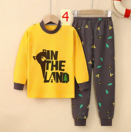 24HA1110.30 - BỘ COTTON MẶC NHÀ SIZE ĐẠI CHO BÉ