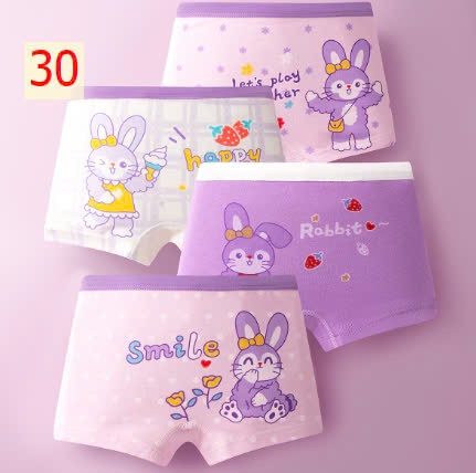 24HA1110.24 - SET 4 QUẦN CHÍP ĐÙI BÉ GÁI