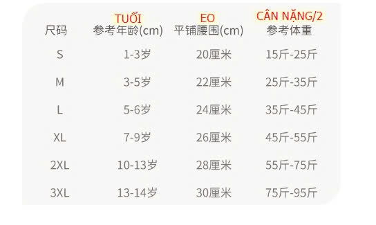 24HA1110.24 - SET 4 QUẦN CHÍP ĐÙI BÉ GÁI