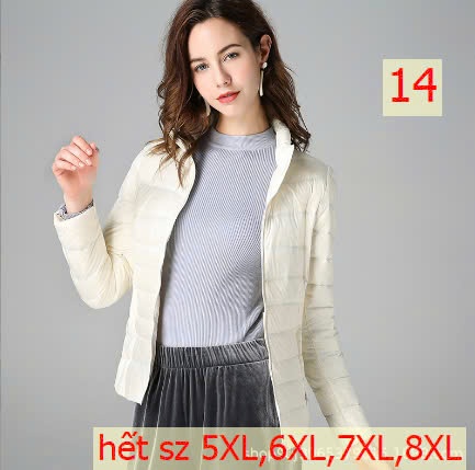 24HA1210.17A - ÁO PHAO NỮ CÓ MŨ SIÊU NHẸ