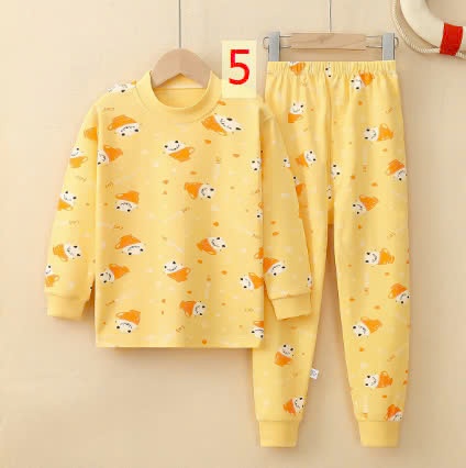 24HA1110.30 - BỘ COTTON MẶC NHÀ SIZE ĐẠI CHO BÉ