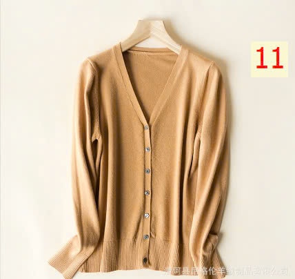 24HA1110.01 - ÁO CARDIGAN TRƠN NỮ