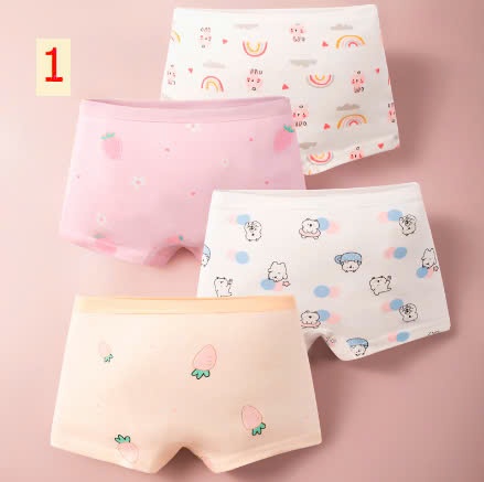 24HA1110.24 - SET 4 QUẦN CHÍP ĐÙI BÉ GÁI