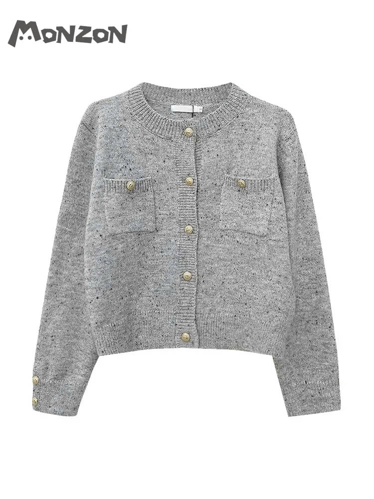 24HA1510.02 - ÁO CARDIGAN LEN NỮ