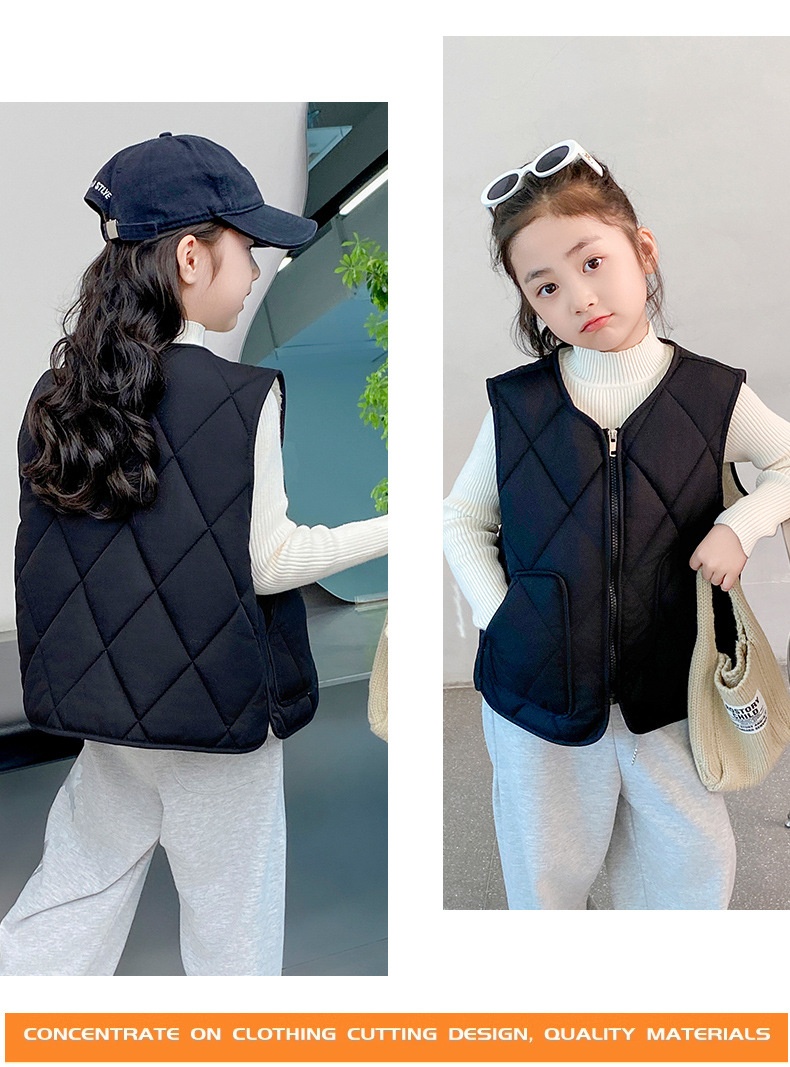24HA1310.30 - ÁO GILE LÓT LÔNG CỪU CHO BÉ