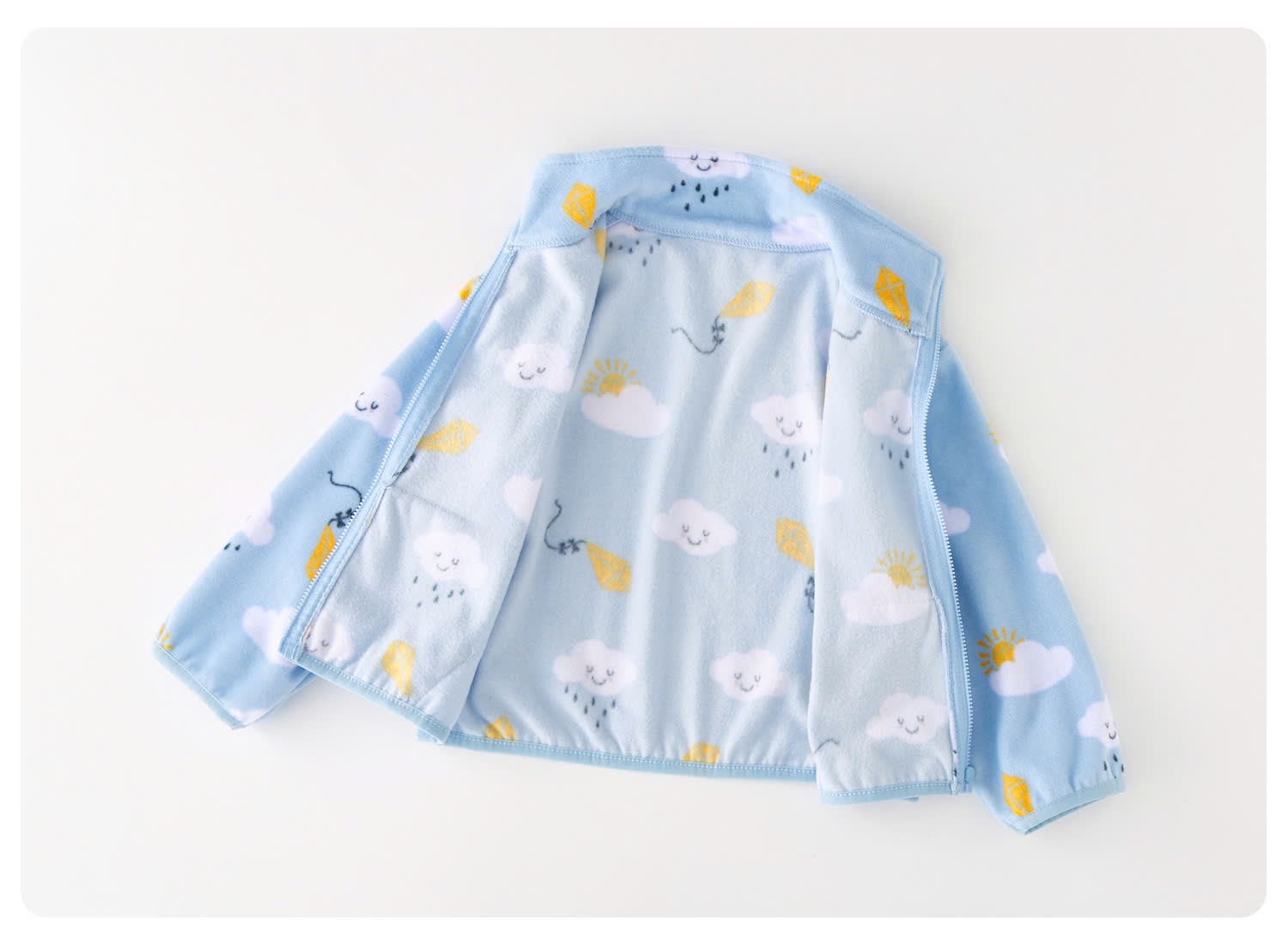 24HA1510.04 - ÁO KHOÁC NỈ LÔNG CHO BÉ