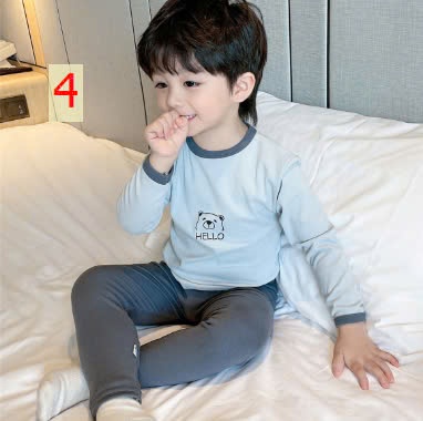 24HA1410.22 - SET 2BỘ NỈ NHUNG ĐỨC THU ĐÔNG CHO BÉ