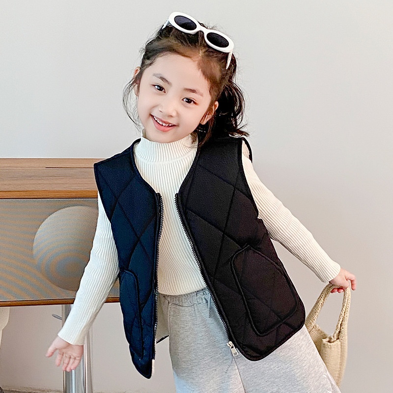 24HA1310.30 - ÁO GILE LÓT LÔNG CỪU CHO BÉ