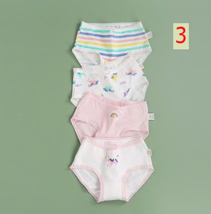 24HA1610.10 - SET 4 QUẦN CHÍP TAM GIÁC BÉ GÁI