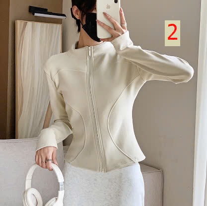 24HA1610.04 - ÁO NỈ CỔ ĐỨNG CHO NỮ