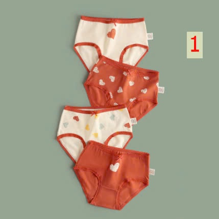 24HA1610.10 - SET 4 QUẦN CHÍP TAM GIÁC BÉ GÁI