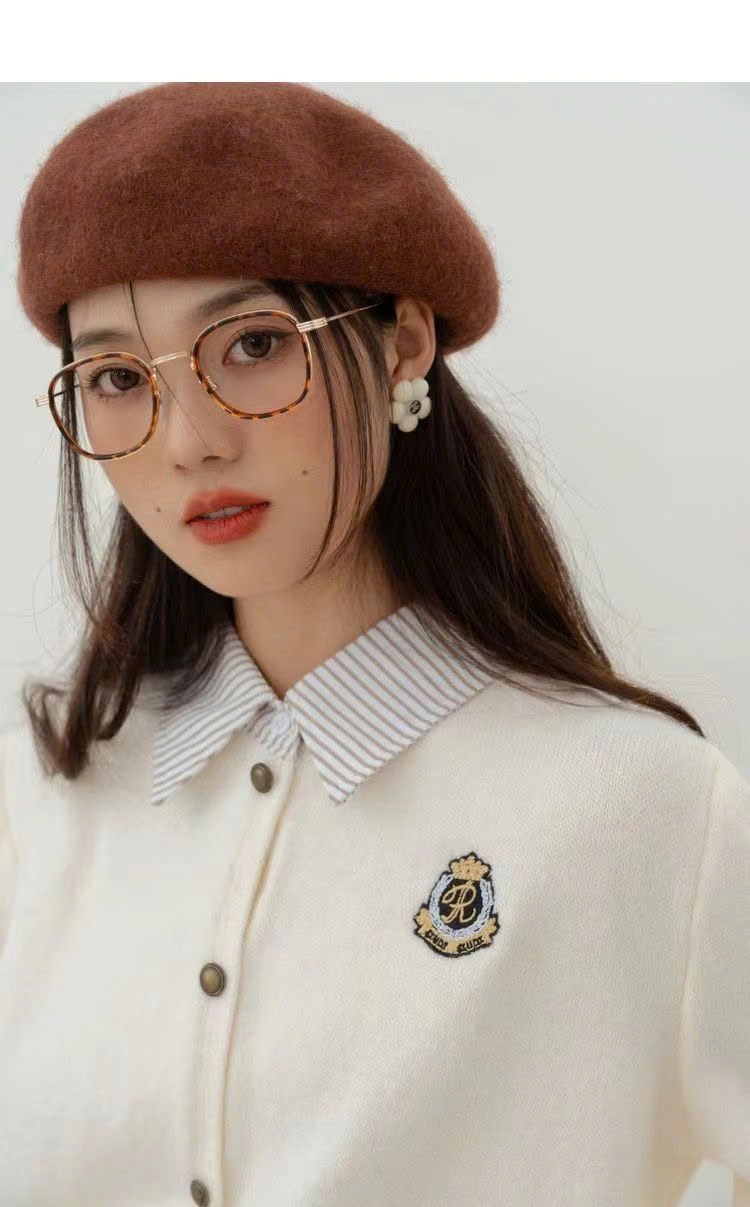 24HA1510.26 - ÁO LEN CỔ SƠ MI