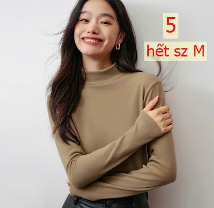 24HA1610.01 - ÁO GIỮ NHIỆT NỮ HÃNG BONAS CỔ CAO