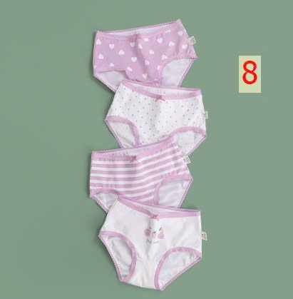 24HA1610.10 - SET 4 QUẦN CHÍP TAM GIÁC BÉ GÁI