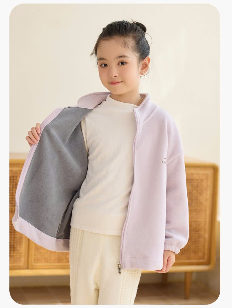 24HA1410.29 - ÁO KHOÁC LÔNG CỪU CHO BÉ