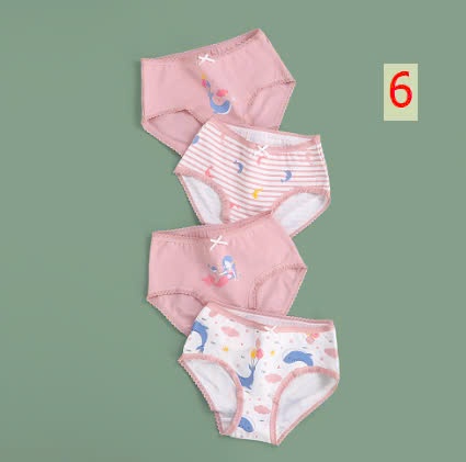 24HA1610.10 - SET 4 QUẦN CHÍP TAM GIÁC BÉ GÁI