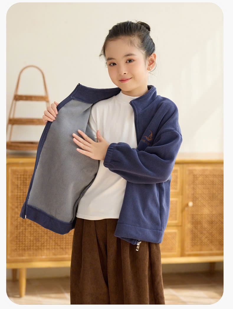 24HA1410.29 - ÁO KHOÁC LÔNG CỪU CHO BÉ